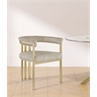 Pemberly Row Contemporary Stone Velvet Dining Chair (Set of 2)