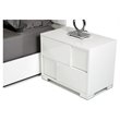 Pemberly Row 2-Drawer Soft Closing Modern MDF Wood Nightstand in White