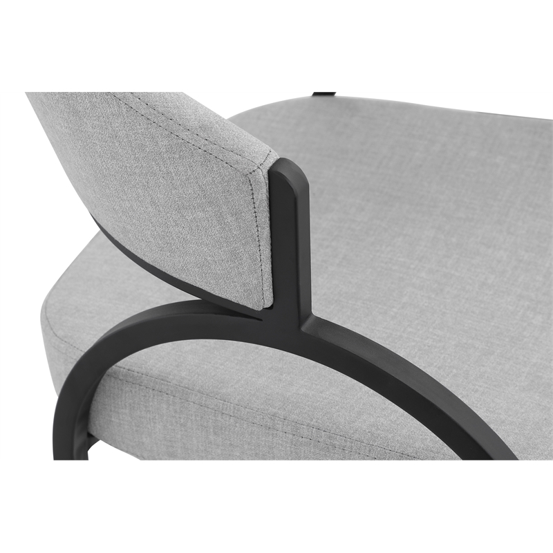 Pemberly Row Modern / Contemporary Gray Dining Chair (Set of 2)