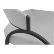 Pemberly Row Modern / Contemporary Gray Dining Chair (Set of 2)