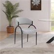 Pemberly Row Modern / Contemporary Gray Dining Chair (Set of 2)