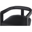 Pemberly Row Modern / Contemporary Black Finish Dining Chair