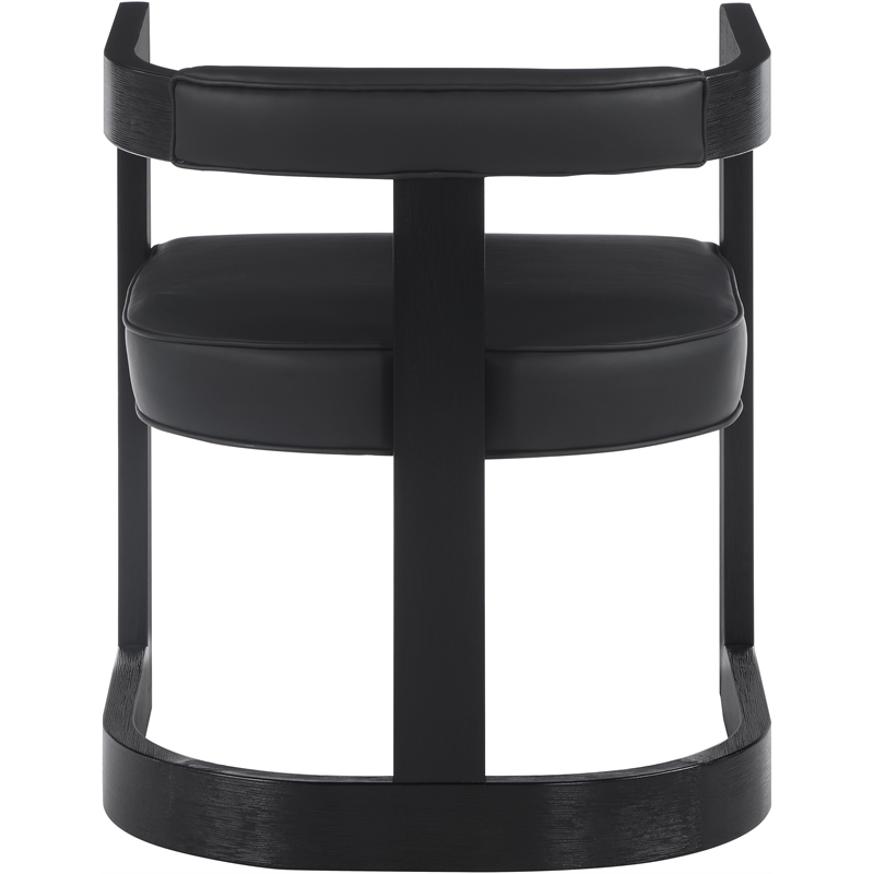 Pemberly Row Modern / Contemporary Black Finish Dining Chair