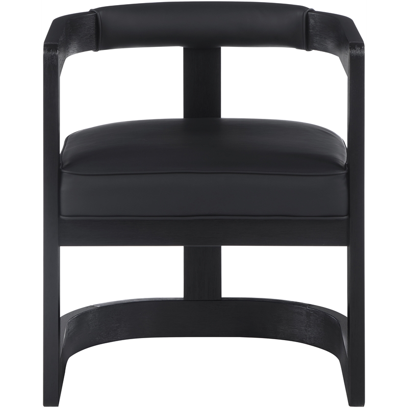 Pemberly Row Modern / Contemporary Black Finish Dining Chair