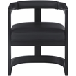Pemberly Row Modern / Contemporary Black Finish Dining Chair