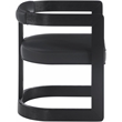 Pemberly Row Modern / Contemporary Black Finish Dining Chair