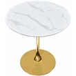 Pemberly Row Modern / Contemporary Gold Counter Height Table