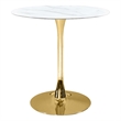 Pemberly Row Modern / Contemporary Gold Counter Height Table