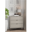 Pemberly Row Modern / Contemporary 3 Drawer Small Chest in Taupe