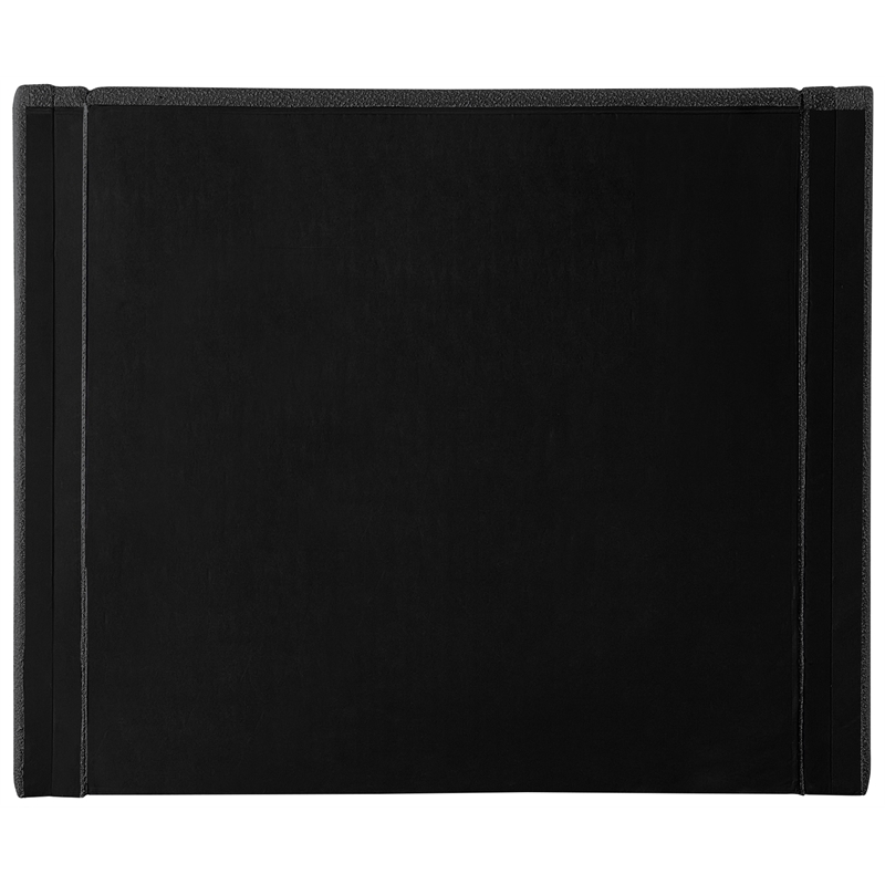 Pemberly Row Modern / Contemporary Black Boucle Fabric King Bed