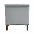Pemberly Row Modern Fabric Upholstered Accent Chair in Gray Color