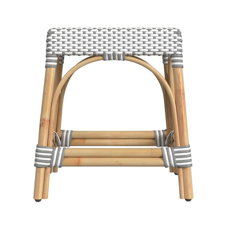 Pemberly Row Rattan Rectangular 18