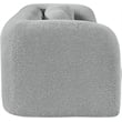 Pemberly Row Modern / Contemporary Gray Finish Boucle Fabric Sofa