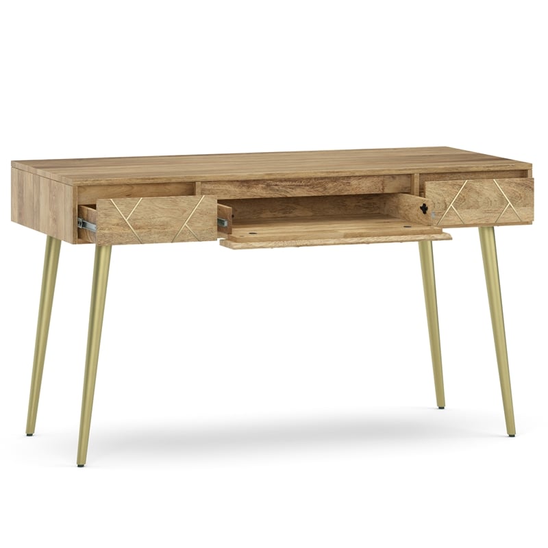 Pemberly Row SOLID MANGO WOOD Mid Century Style 54
