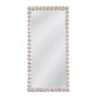 Pemberly Row Modern / Contemporary Floor Mirror in White Wood