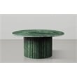 Pemberly Row Modern / Contemporary Green Marble Coffee Table