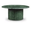Pemberly Row Modern / Contemporary Green Marble Coffee Table