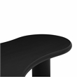 Pemberly Row Modern / Contemporary Onyx Black Finish Coffee Table