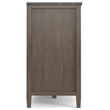 Pemberly Row SOLID WOOD 60 inch Wide Wide Storage Cabinet - Smoky Brown