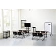 Pemberly Row Modern / Contemporary Metal Lectern in Black Finish