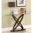 Pemberly Row Modern Wood 3-Piece Coffee Table Set in Dark Walnut