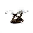 Pemberly Row Modern Wood 3-Piece Coffee Table Set in Dark Walnut