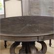 Pemberly Row Modern Wood 7-Piece Round Dining Table Set in Natural