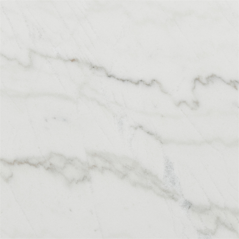 Pemberly Row Modern White Marble Counter Height Dining Table