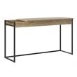 Pemberly Row Modern Engineered Wood Office Desk in Brown Finish
