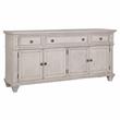Pemberly Row Off White Vintage Style 72-inch Wood TV Console