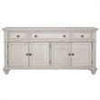 Pemberly Row Off White Vintage Style 72-inch Wood TV Console