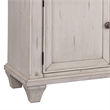 Pemberly Row Off White Vintage Style 72-inch Wood TV Console