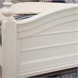 Pemberly Row Modern / Contemporary Dove White King Wood Panel Bed