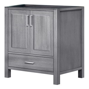 Pemberly Row Contemporary 30&quot Vanity Cabinet in Distressed Gray