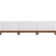 Pemberly Row Modern Off White Water Resisting Fabric Modular Sofa