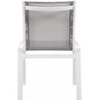 Pemberly Row Modern Gray Outdoor Patio Dining Chair (Set of 2)