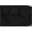 Pemberly Row Modern Black Linen Fabric Deluxe Modular Sectional