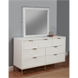 Pemberly Row Modern 3 Drawer Small Chest in Honey Maple (Brown)