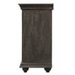 Pemberly Row Eagle 4-Door Sideboard - Distressed Gray Finish on Mango Solid Wood
