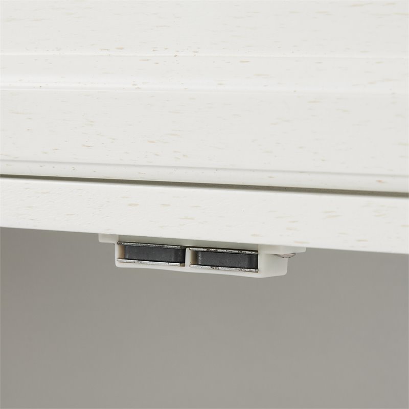 Pemberly Row 3-PC Entertainment Center/Sideboard & Bookcases in White