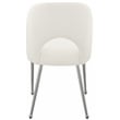 Pemberly Row Modern Cream Vegan Leather Dining Chair (Set of 2)