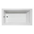 Pemberly Row Whirlpool/Massaging Air Jet Bathtub 60