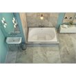 Pemberly Row Rectangle Soaking Bathtub 60
