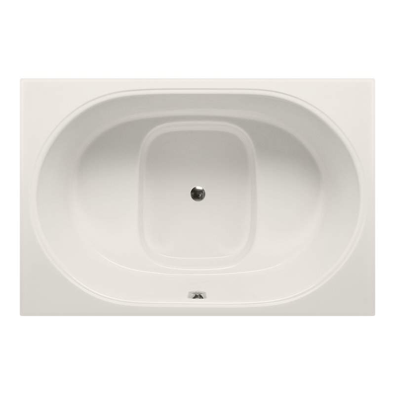 Pemberly Row Rectangle Soaking Bathtub 60