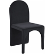 Pemberly Row Modern Black Velvet Dining Side Chair (Set of 2)