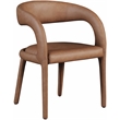 Pemberly Row Modern / Contemporary Brown Vegan Leather Dining Chair