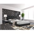 Pemberly Row Modern Mid-Century Modern Platfoam Bed Queen Size