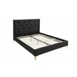 Pemberly Row Modern Mid-Century Modern Platfoam Bed Queen Size