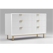 Pemberly Row Modern / Contemporary 6 Drawer Dresser in White