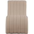 Pemberly Row Modern / Contemporary Beige Teddy Fabric Chaise